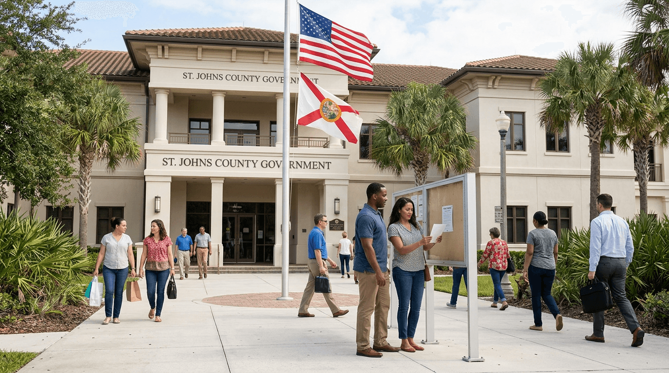 Two Sitting St. Johns County Commissioners Charged in Fake Voter Guide Scheme; Vice Chair Demands Resignations