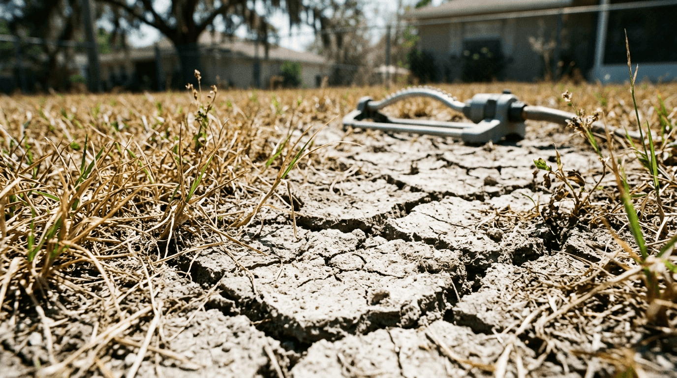 Burn Ban Holds and Lawn Watering Cut to Once a Week as St. Johns Battles Record Drought